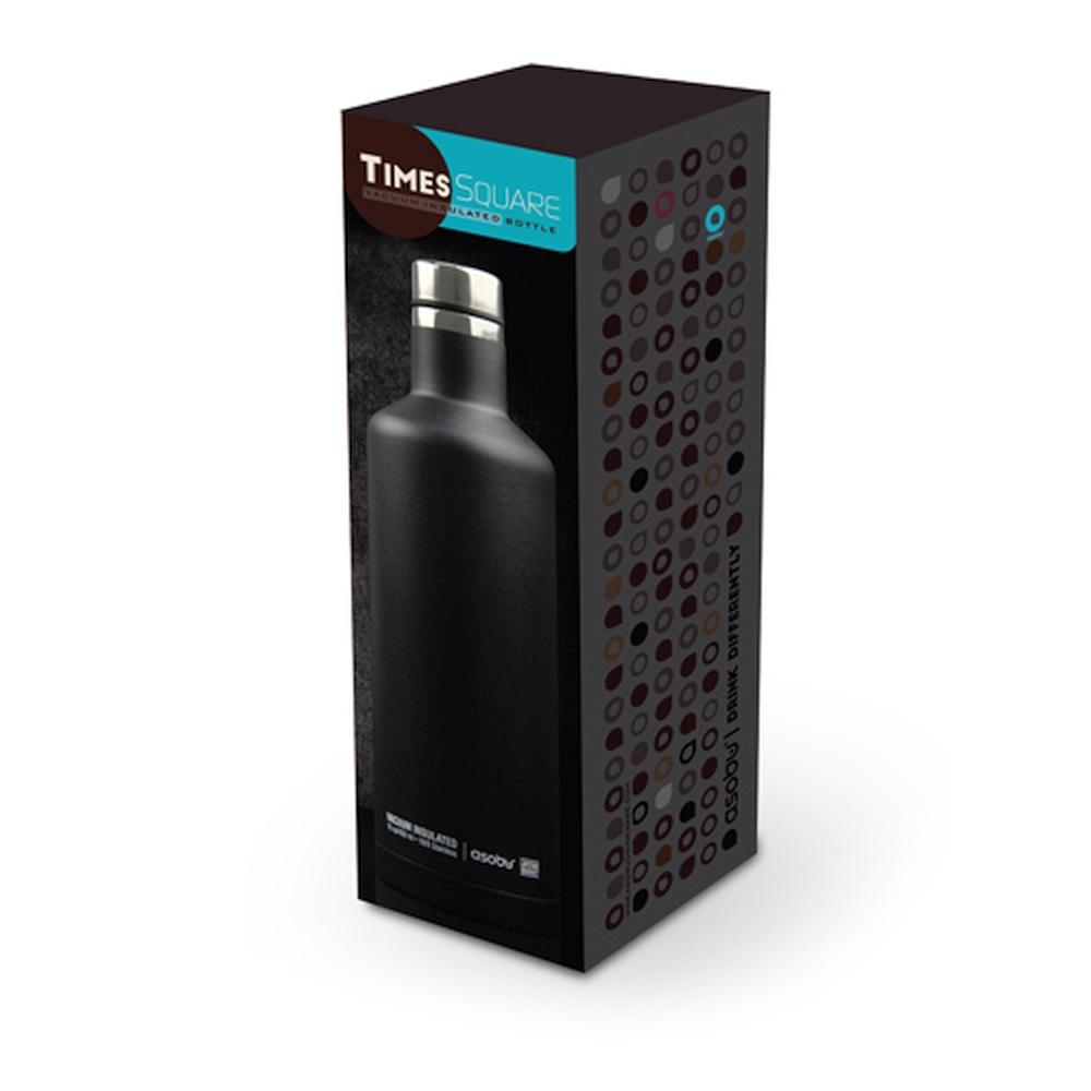  Times square travel bottle , 0.45  (Asobu SBV15 black)