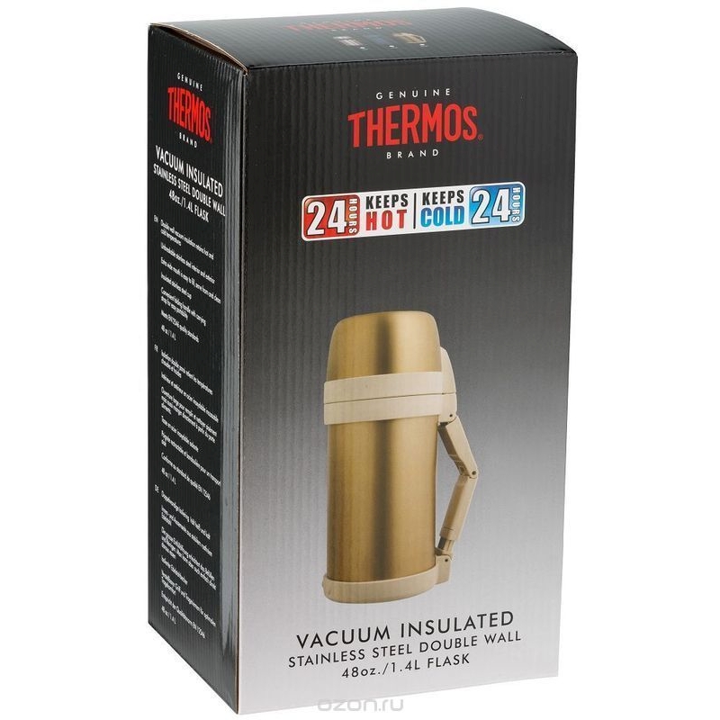  FDH Stainless Steel Vacuum Flask, 1.4  (Thermos 923639)