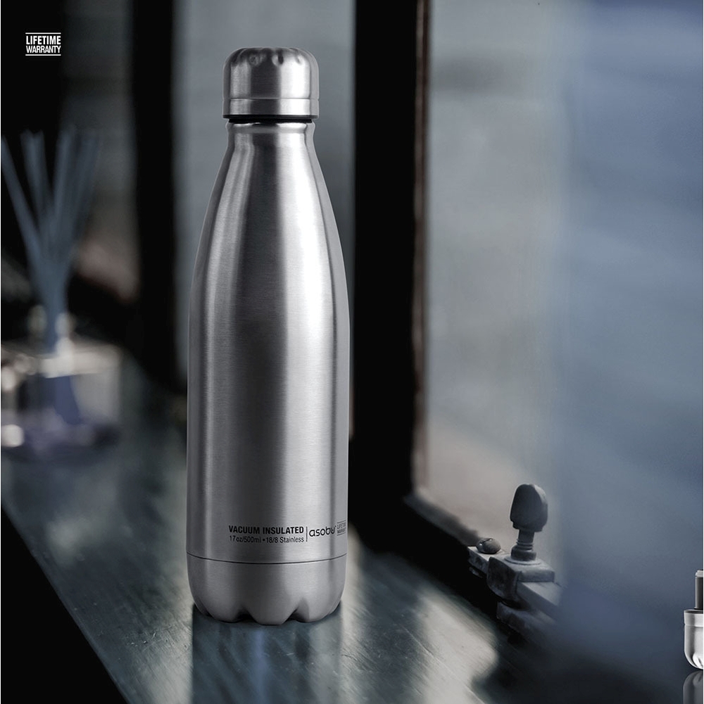  Central park travel bottle , 0.51  (Asobu SBV17 silver)