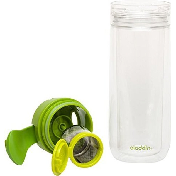 Бутылка для заваривания Tea Infuser 0.35L зеленая зеленая, 0.35 л (Aladdin 10-01957-007)