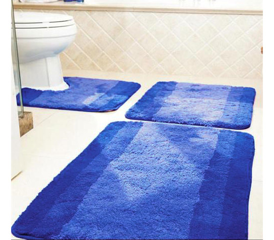 Коврик для ванной Balance синий, 55 x 55 см (Spirella 1009205)