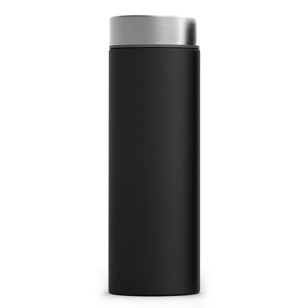 Термос Le baton travel bottle черный/стальной, 0.5 л (Asobu LB17 silver)