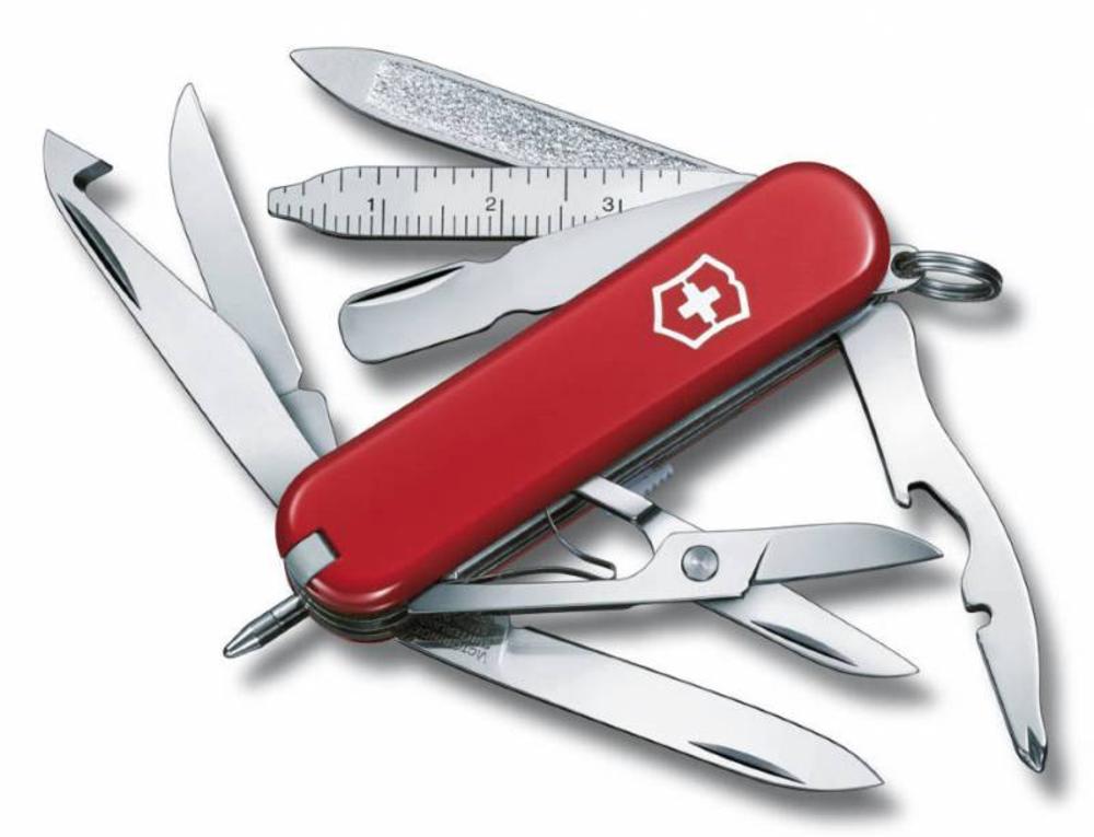 Нож-брелок MiniChamp 58, красный (Victorinox 7728.5)