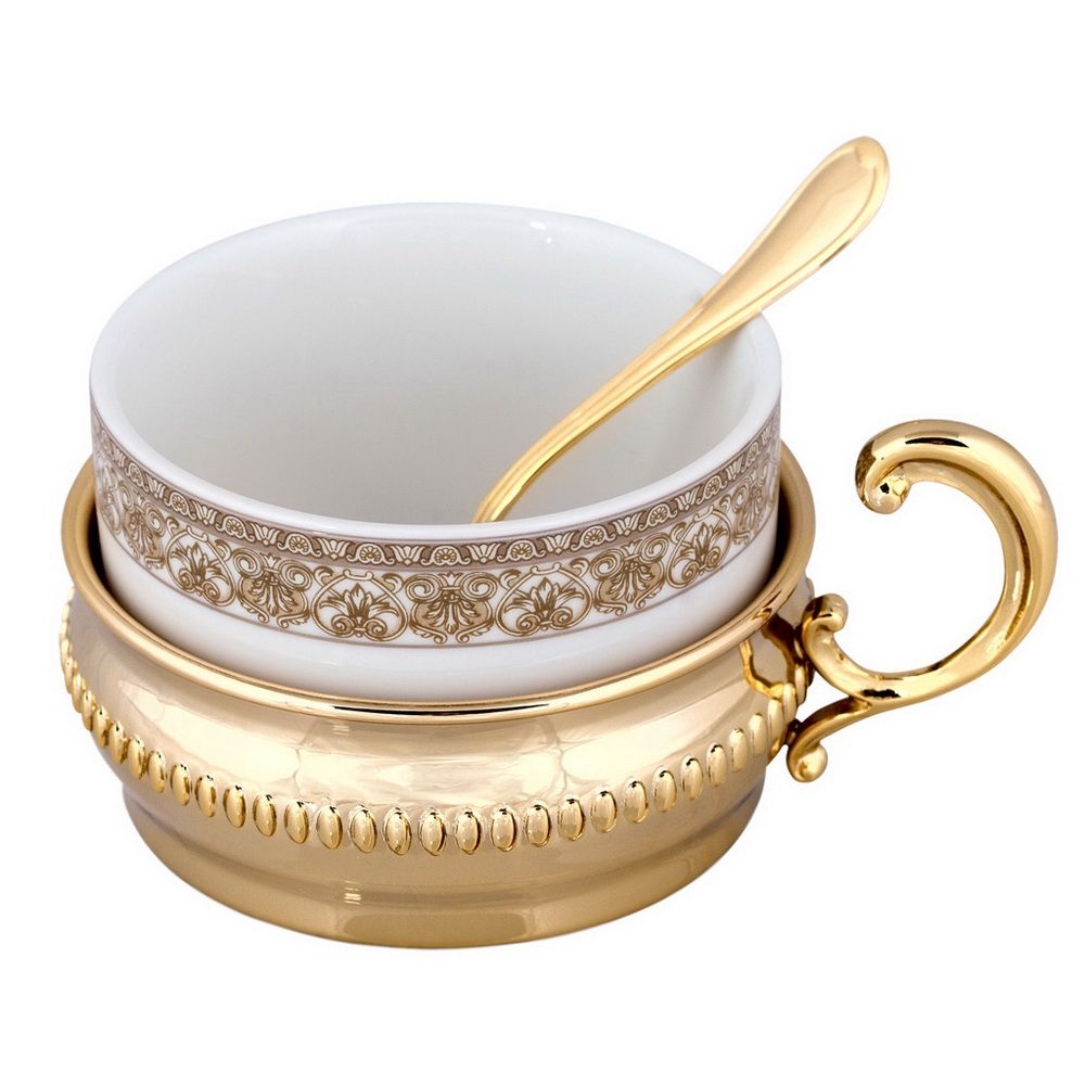 Чайный сервиз Император с золочением (Chinelli Z3146)