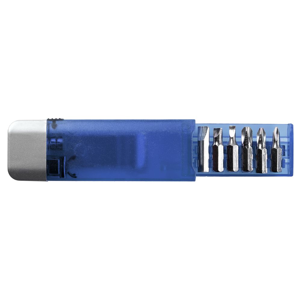 Отвертка с фонариком Miner, синяя (Makito MKT3048blue)