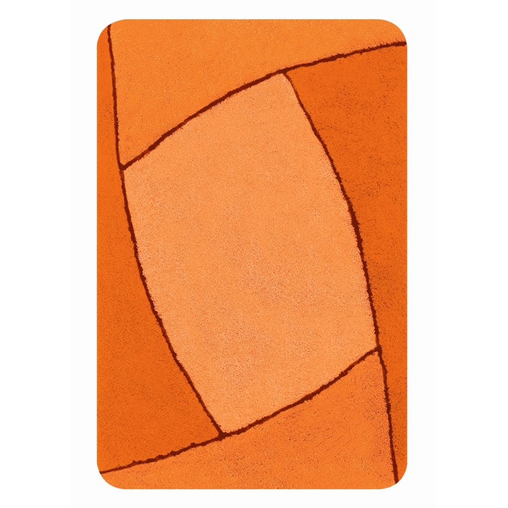 Коврик для туалета Focus оранжевый, 55 x 55 см (Spirella 1014193)