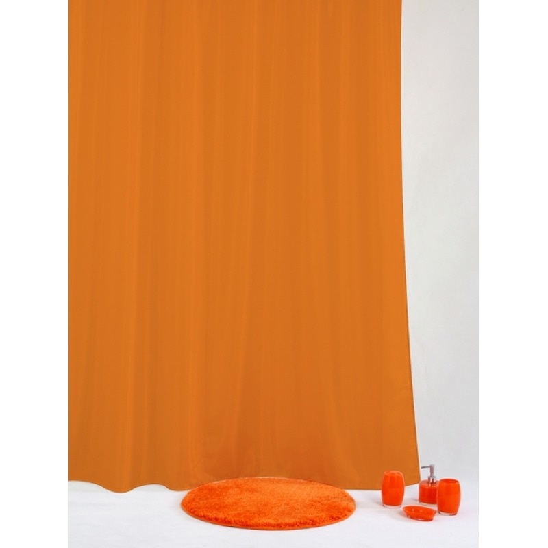 Штора для ванной Оранжевая (Welle 1101543)