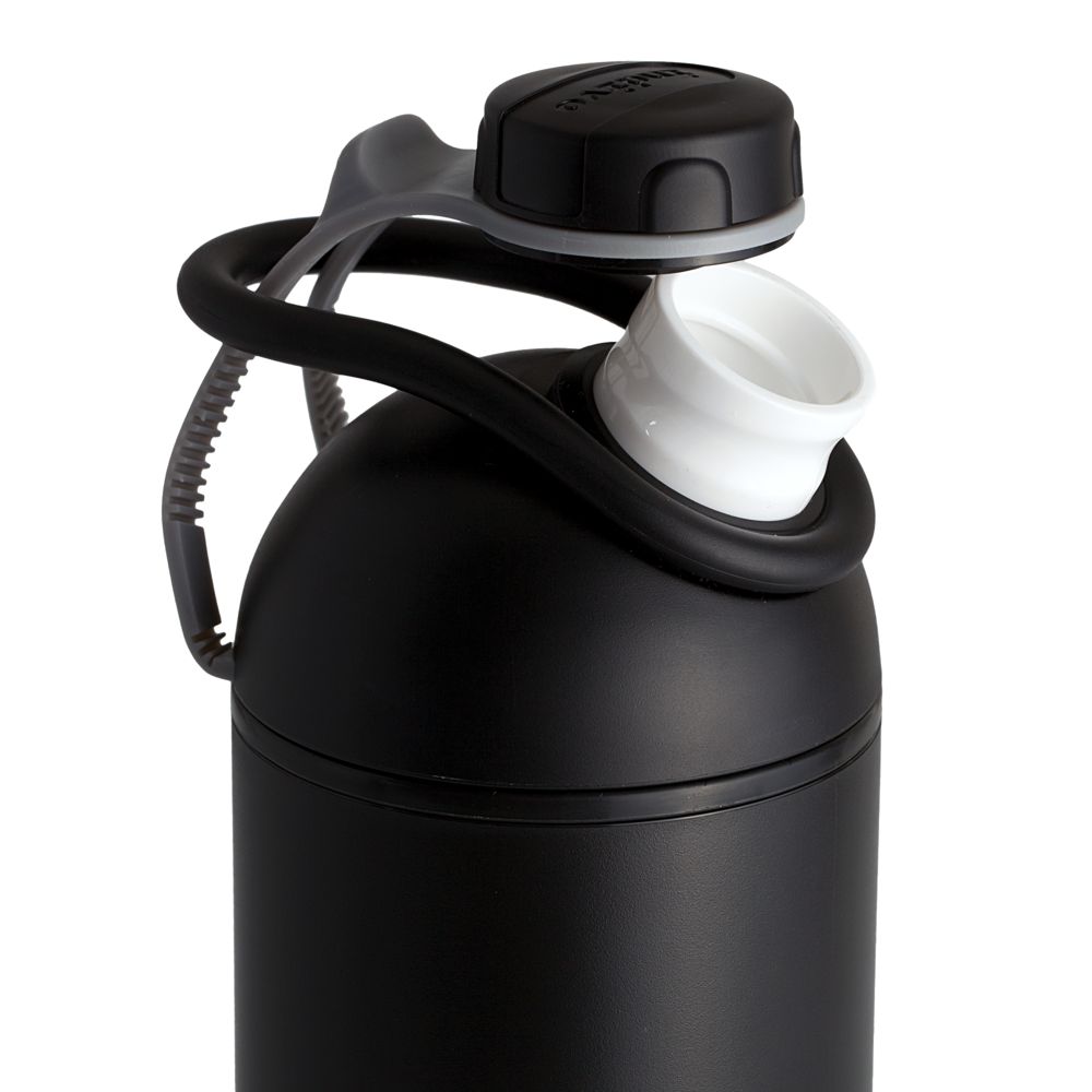 Бутылка для воды fixFlask, черная (Indivo 1958.30)