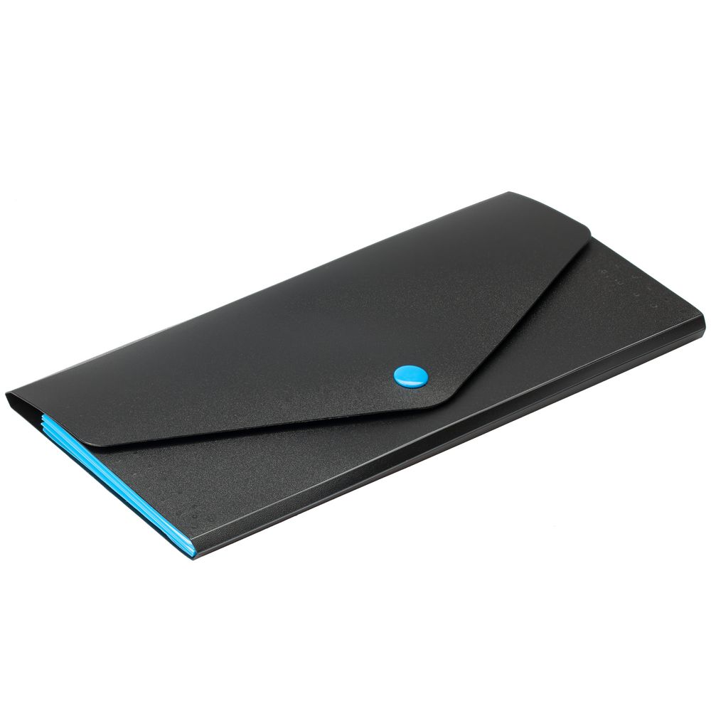Органайзер для путешествий Envelope, черный с голубым (LikeTo 7066.34)
