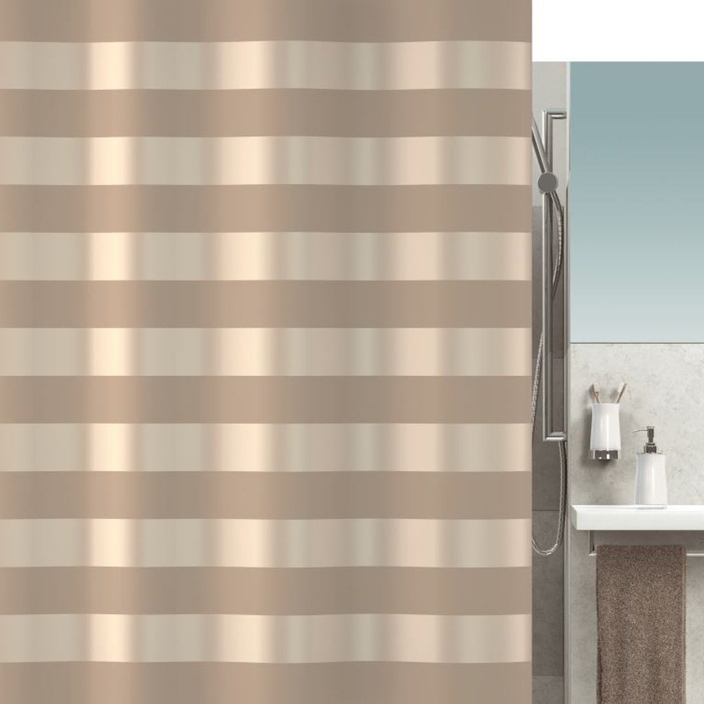 Штора для ванной Scala бежевый, 180 x 200 см (Spirella 1016305)