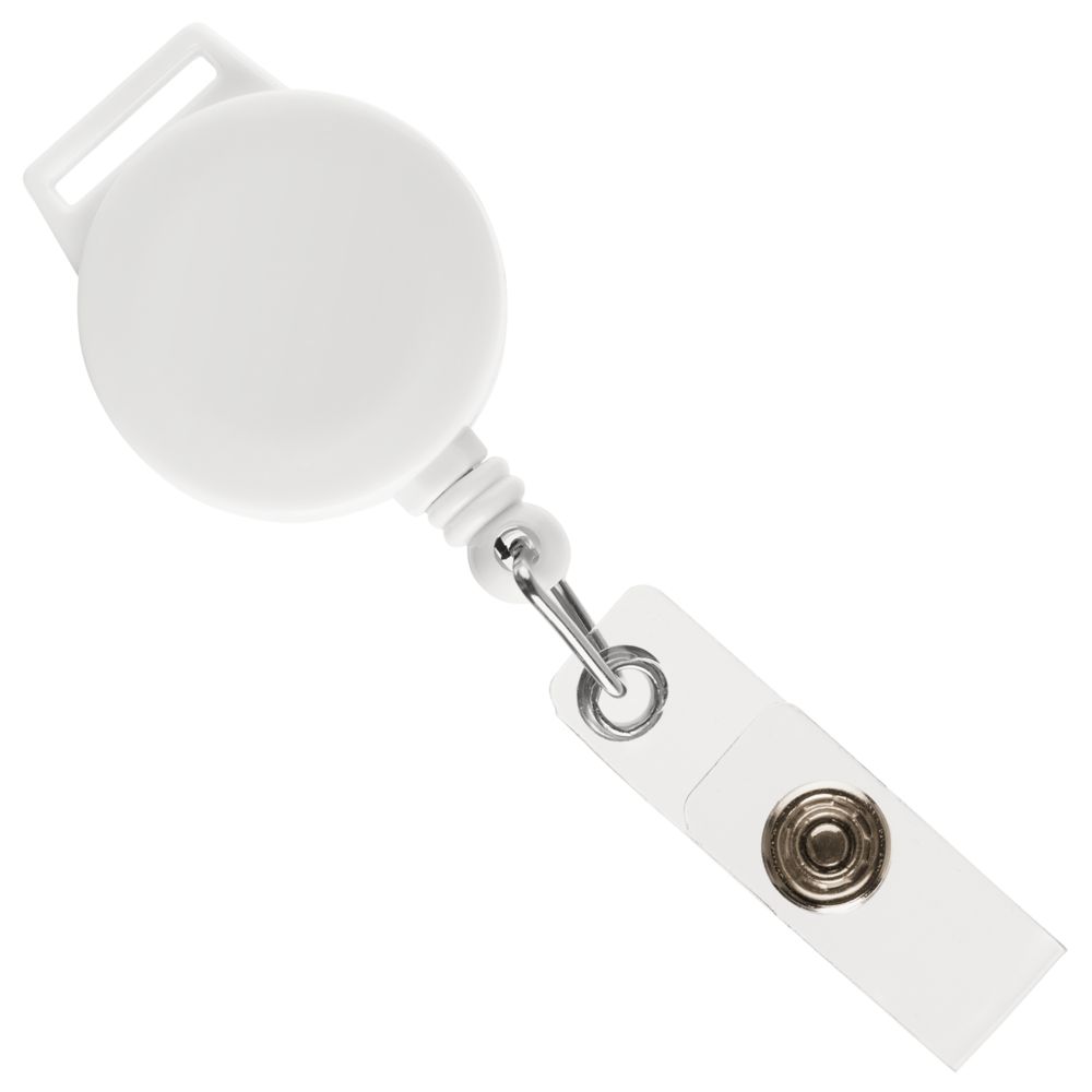 Ретрактор Attach с ушком для ленты, белый (LikeTo 12190.60)