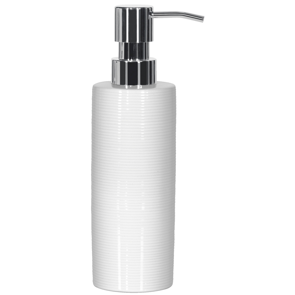 Дозатор для жидкого мыла Tube Ribbed белый (Spirella 1018231)