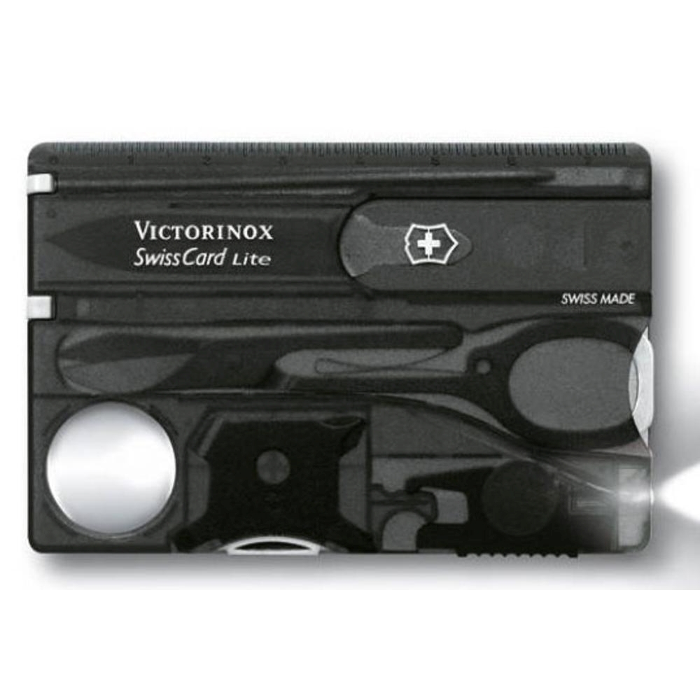 Набор инструментов SwissCard Lite, чёрный (Victorinox 7702.35)