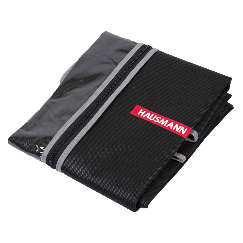 Чехол для одежды со стенкой и ручками чёрный, 60 x 140 см (Hausmann HM-701402AG)