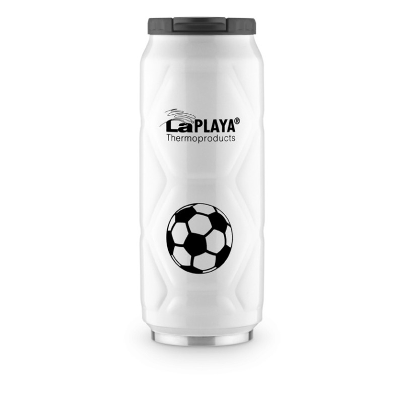 Термокружка Football Can белая, 0.5 л (LaPLAYA 560104)