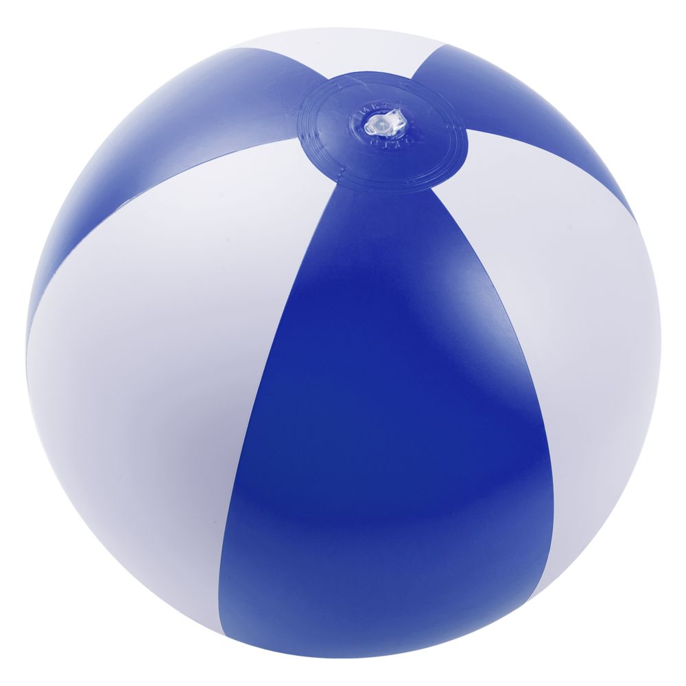 Надувной пляжный мяч Jumper, синий с белым (Makito MKT8094blue)