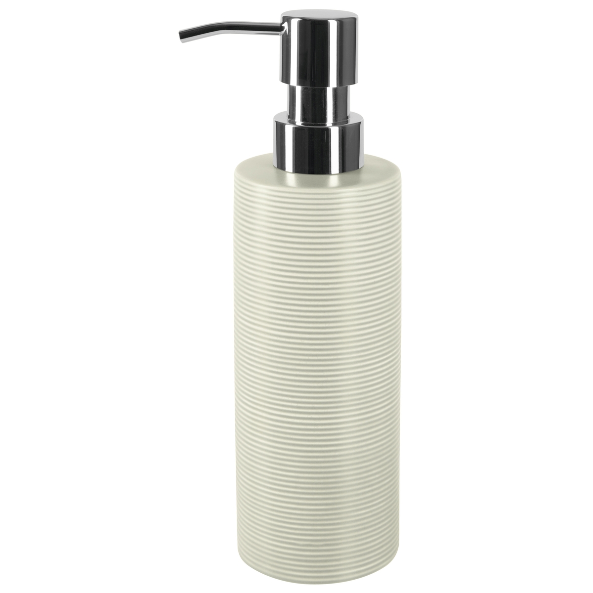 Дозатор для жидкого мыла Tube Ribbed серый (Spirella 1018514)