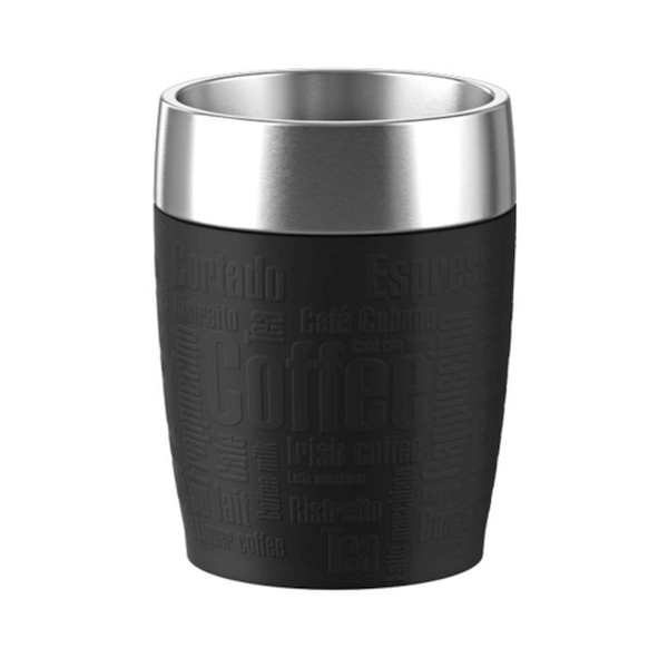 Термокружка Travel Cup черная, 0.2 л (Emsa 514514)