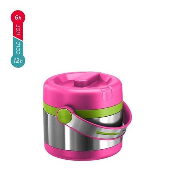 Термос для еды Mobility Kids розовый/зеленый, 0.65 л (Emsa 515861)