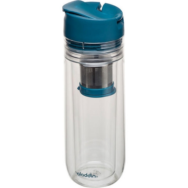 Бутылка для заваривания Tea Infuser 0.35L синяя синяя, 0.35 л (Aladdin 10-01957-008)