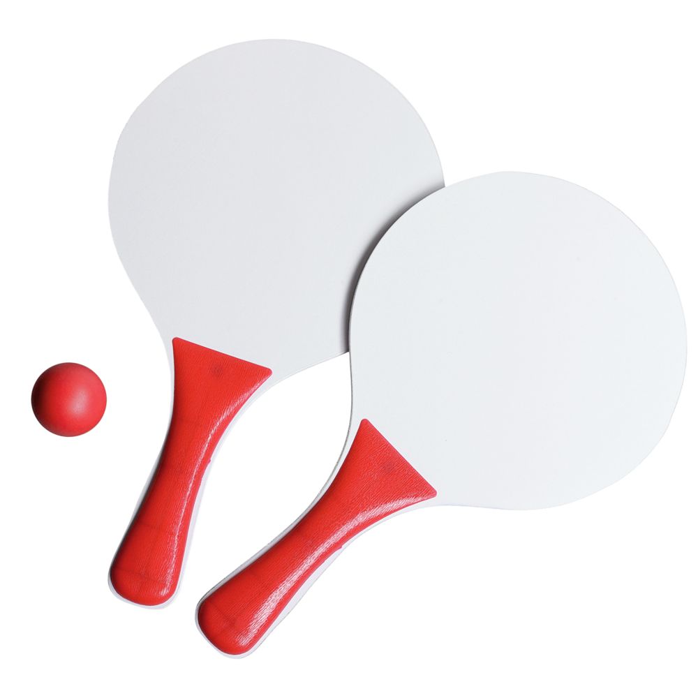 Набор для игры в пляжный теннис Cupsol, красный (Makito MKT4578red)