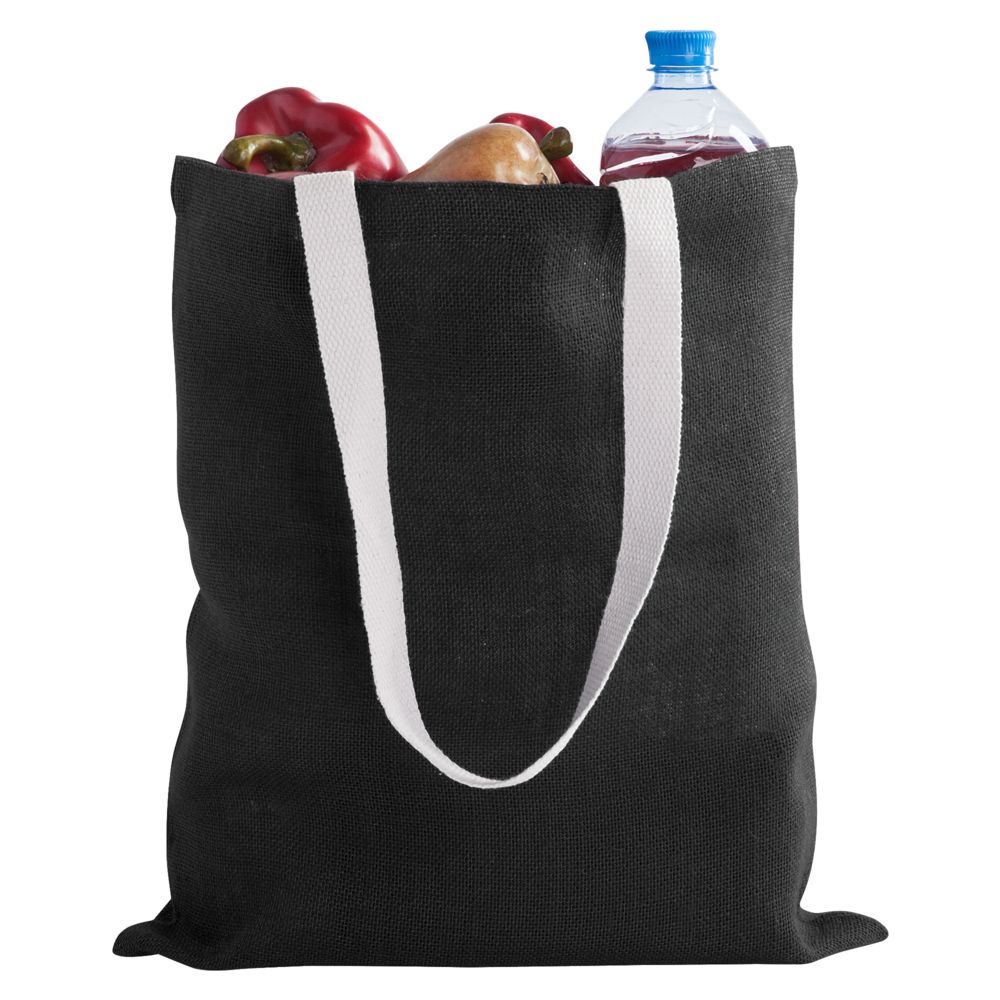 Холщовая сумка на плечо Juhu, черная (LikeTo 4868.30)
