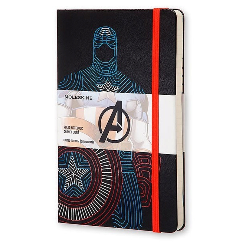  The Avengers Large Captain America Limited Edition  ,  (Moleskine 400928(LEAVQP060CA))