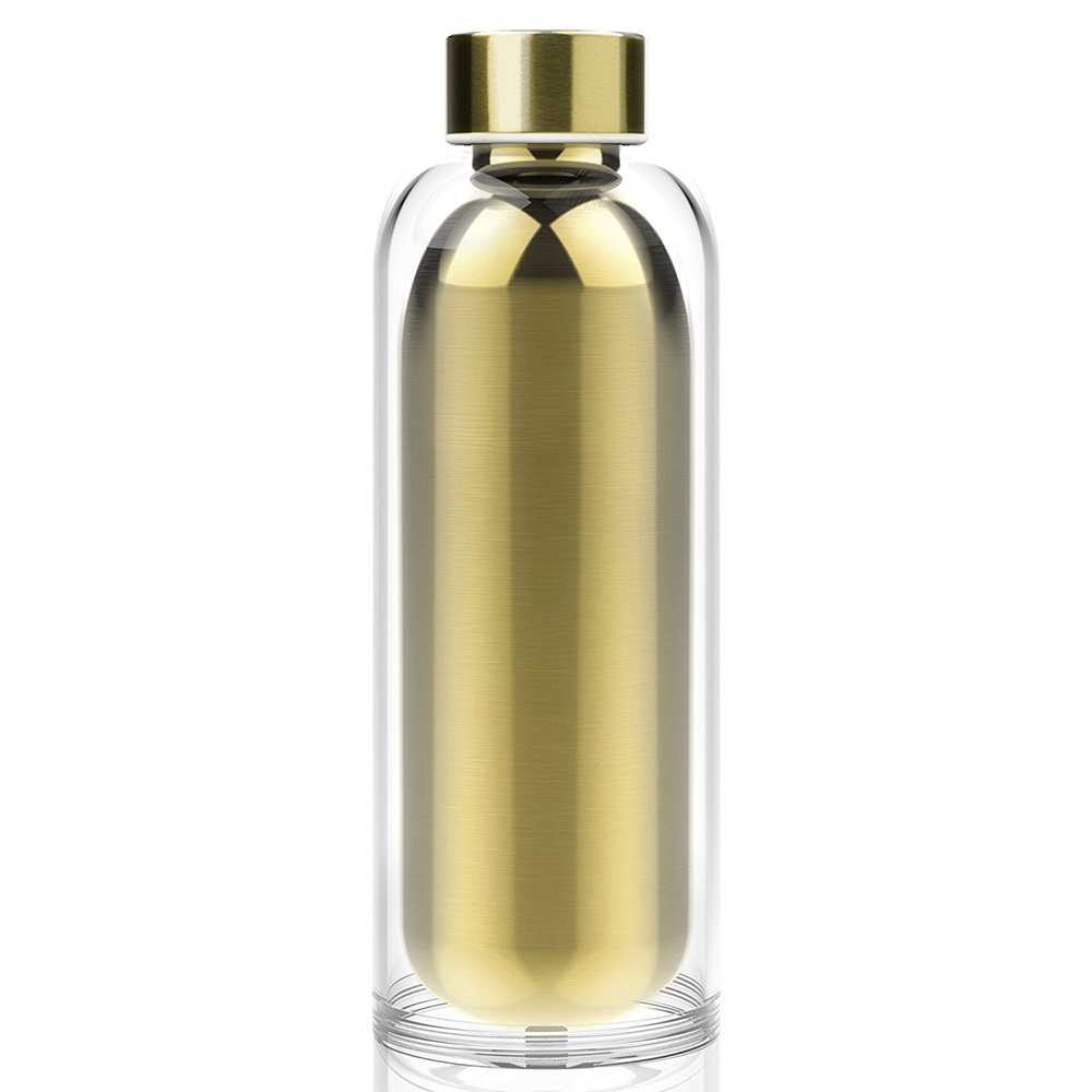 Термобутылка Escape the bottle золотистая, 0.5 л (Asobu SP02 champagne)