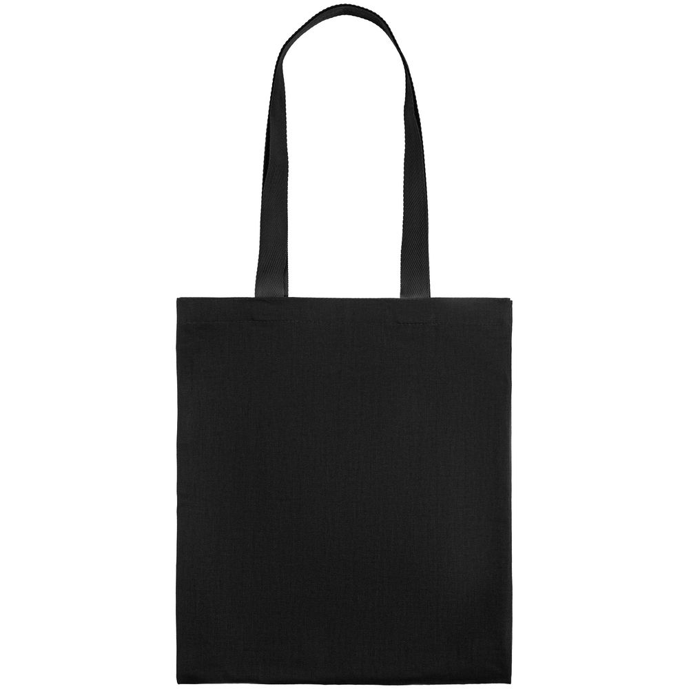 Холщовая сумка BrighTone, черная с черными ручками (LikeTo 10766.33)