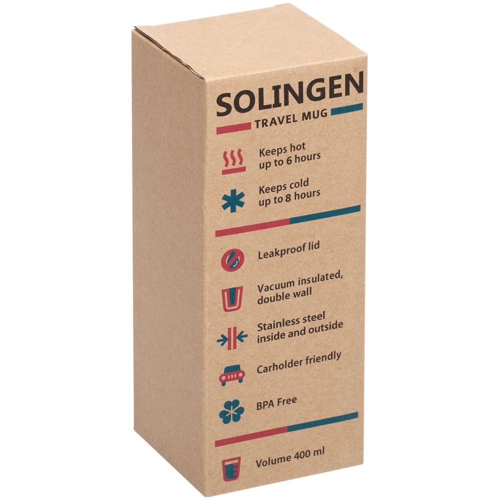 Кружка-термос Solingen нержавеющая сталь, 0.4 л (LikeTo 5175.10)
