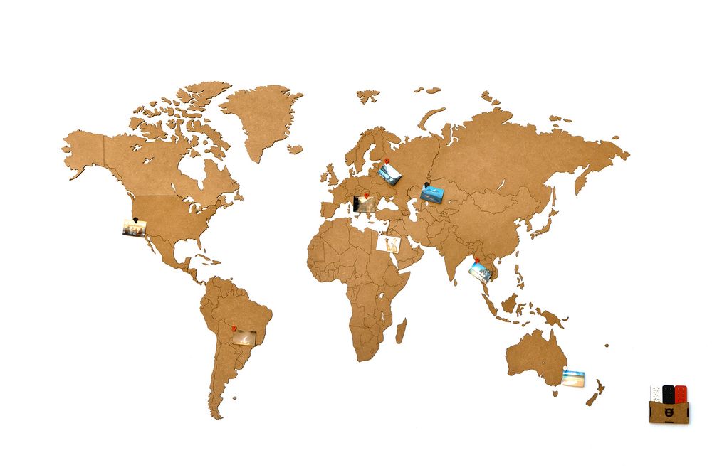    World Map Wall Decoration Large,  (LikeTo 10188.59)
