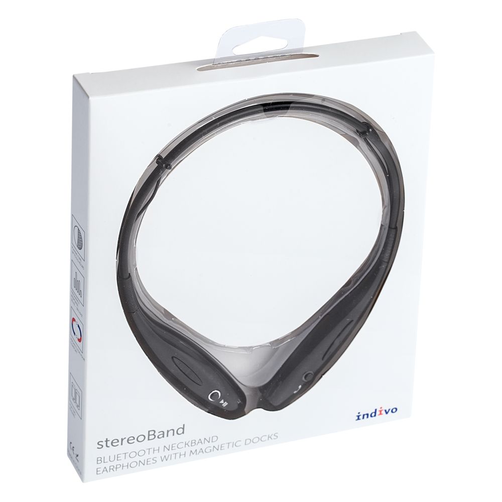 Bluetooth наушники stereoBand, черные (Indivo 2899.30)