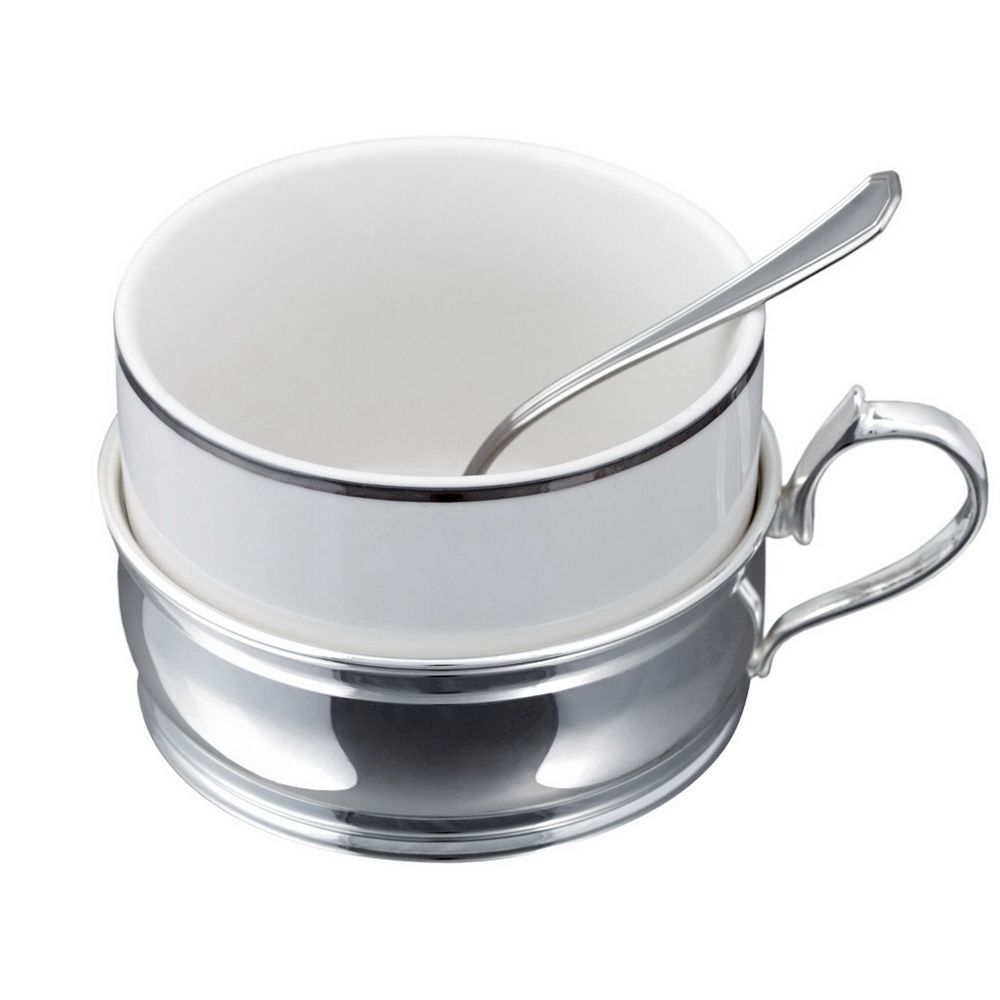 Чайный сервиз с серебрением (Chinelli Z3111)