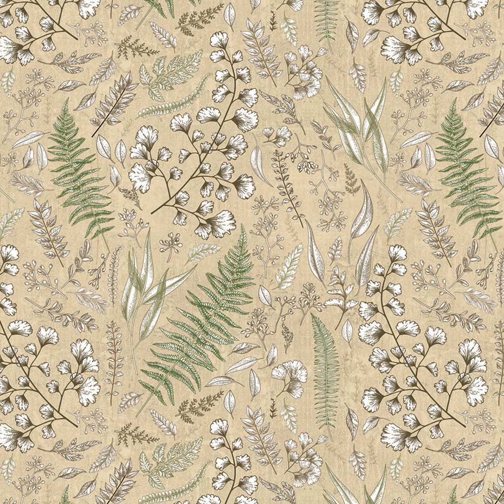Чехол для одежды бежевый с растительным рисунком, 60x100 см (Hausmann HM-PICF01)