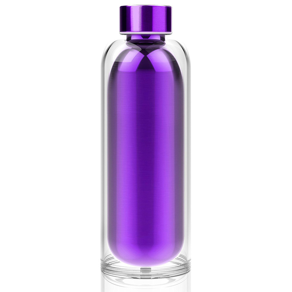 Термобутылка Escape the bottle фиолетовая, 0.5 л (Asobu SP02 purple)
