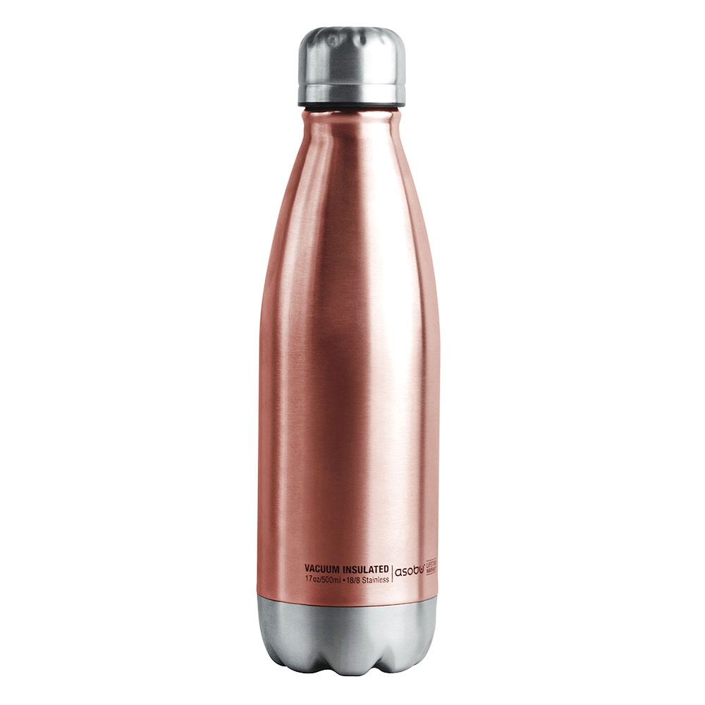 Термобутылка Central park travel bottle медная, 0.51 л (Asobu SBV17 copper-silver)