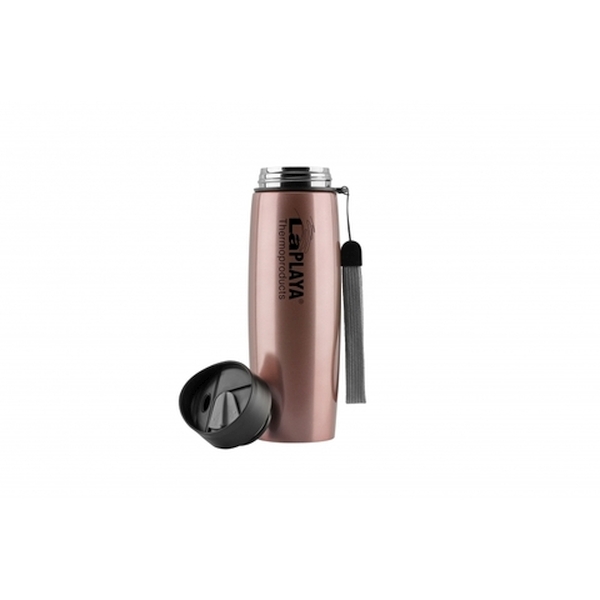 Термокружка Thermo Mug SS Strap розовая, 0.5 л (LaPLAYA 560119)