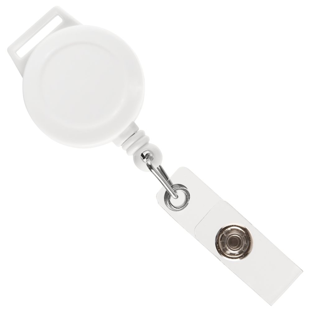 Ретрактор Attach с ушком для ленты, белый (LikeTo 12190.60)