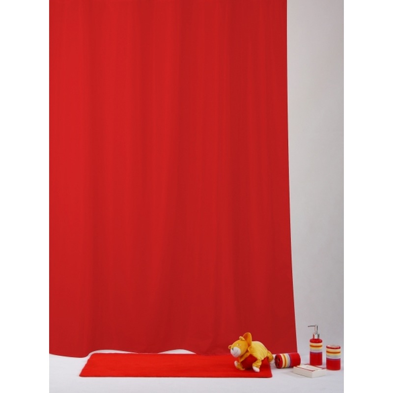 Штора для ванной Красная (Welle 1101542)