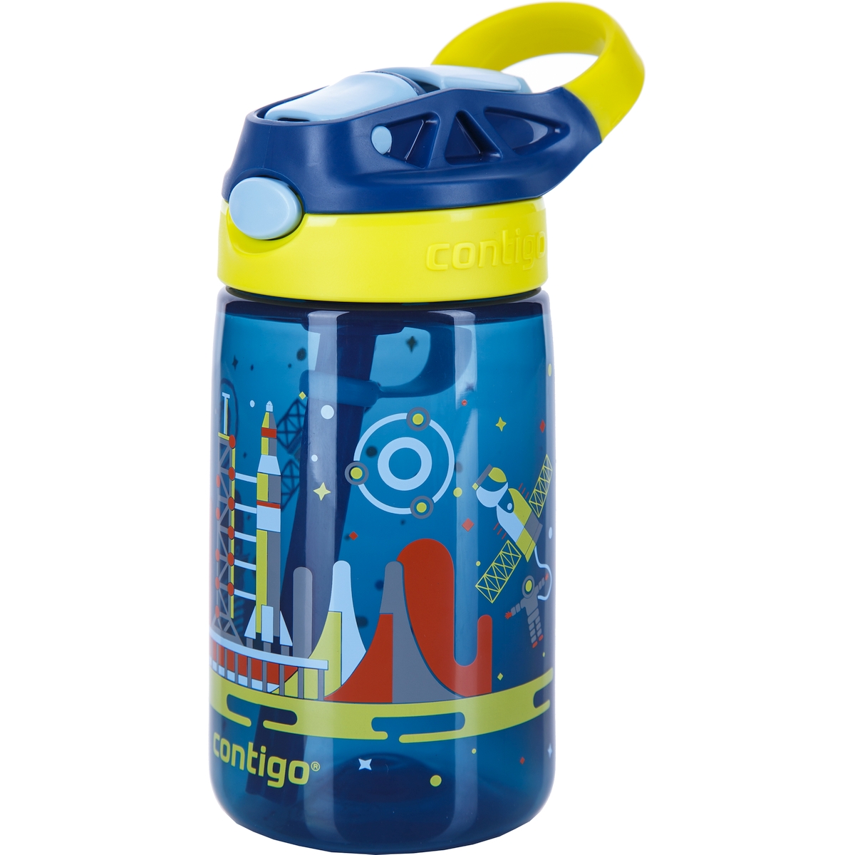 Детская бутылка для воды Gizmo Flip Nautical Space, 0.42 л (Contigo CONTIGO0742)