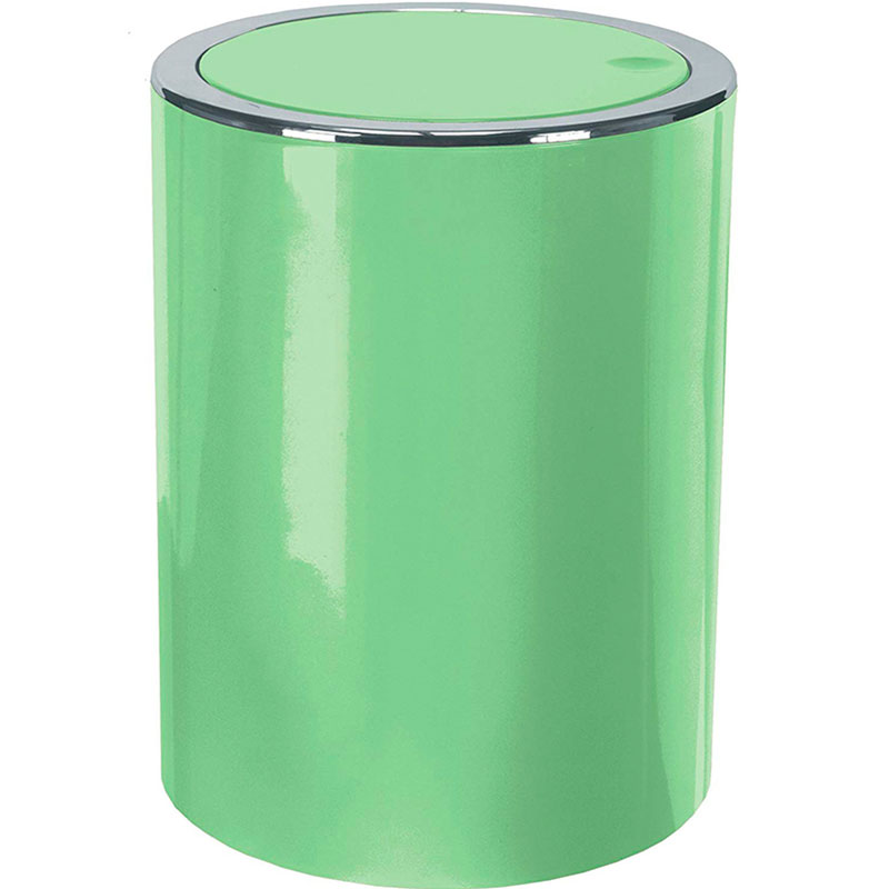 Ведро для мусора Clap Pale Green зелёный, 5 л (Kleine Wolke 5829617858)