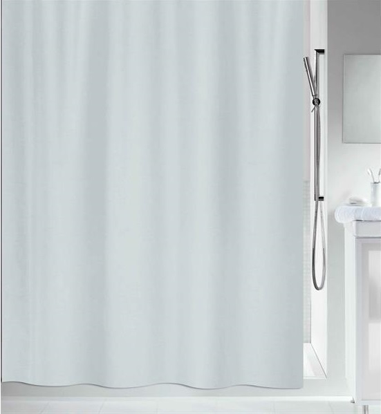 Штора для ванной комнаты Maya Grey, 180 x 200 см (Spirella 1019273)