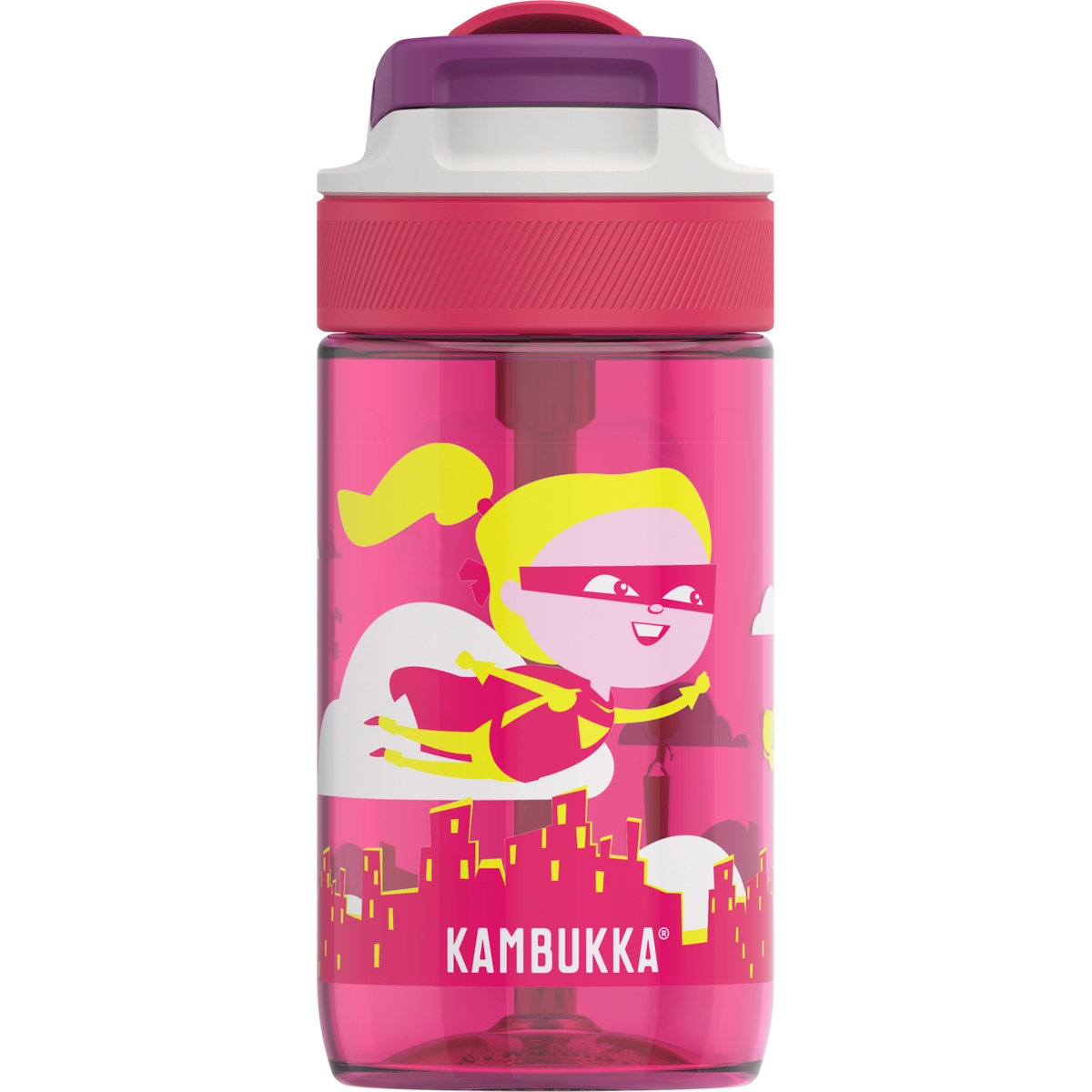 Детская бутылка для воды Lagoon Flying Supergirl, 400 мл (Kambukka 11-04015)