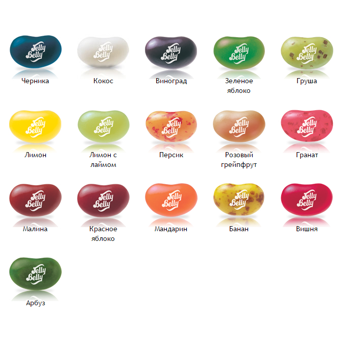      Fruit Flavours, 100  (Jelly Belly 42564)