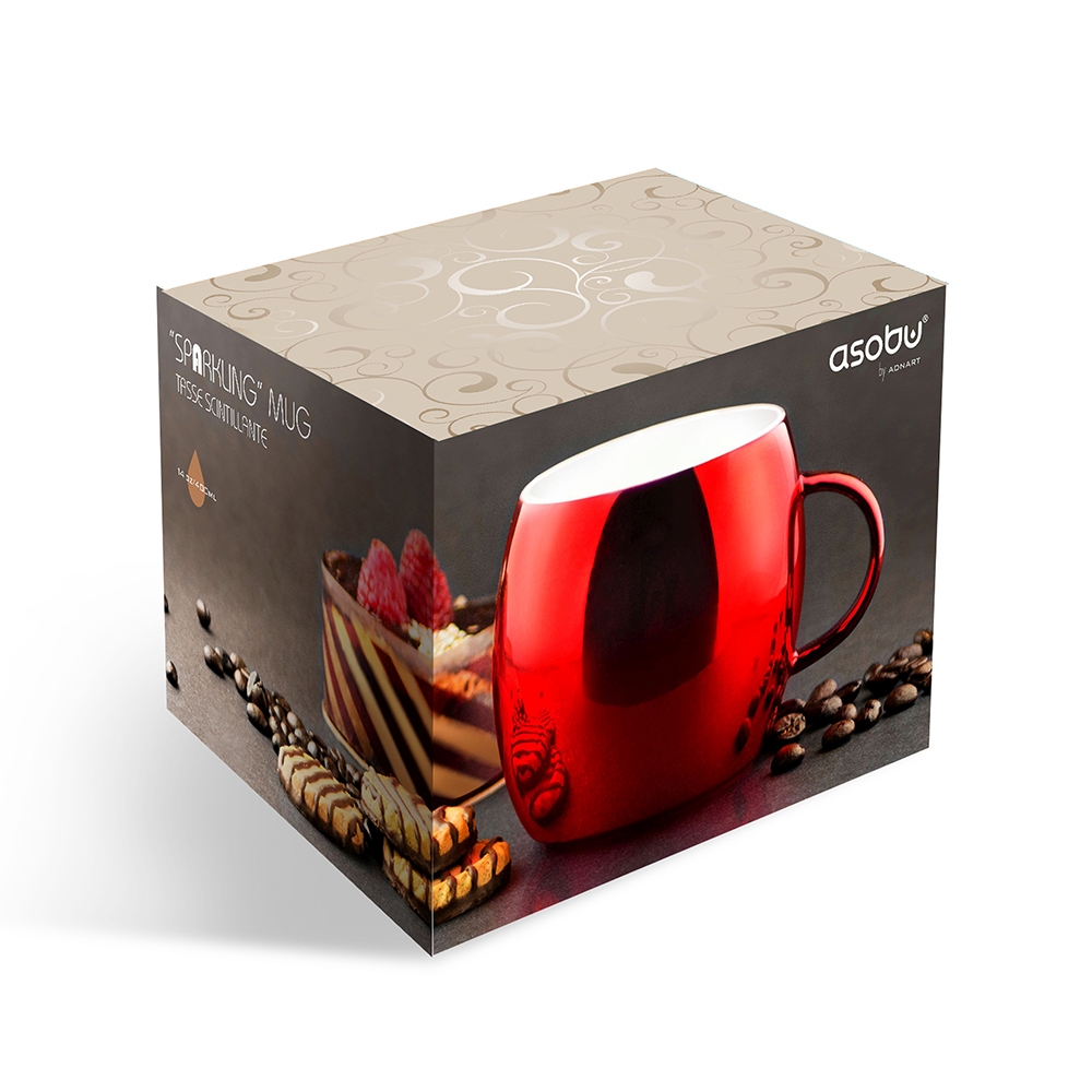  Sparkling mugs , 0.38  (Asobu MUG 550 red)