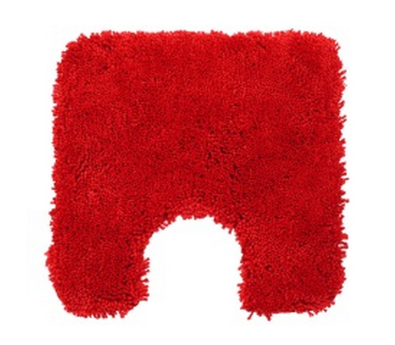 Коврик для туалета Highland красный, 55 x 55 см (Spirella 1013071)