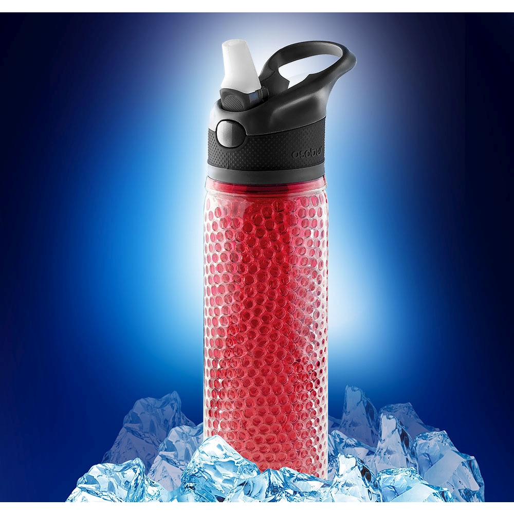 Термобутылка Deep freeze красная, 0.6 л (Asobu PF02 red)