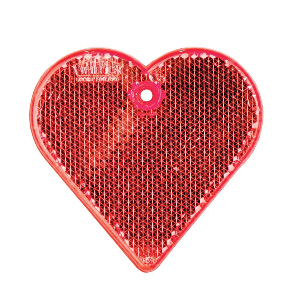 Пешеходный светоотражатель Сердце, красный (Coreflect 4701.50)