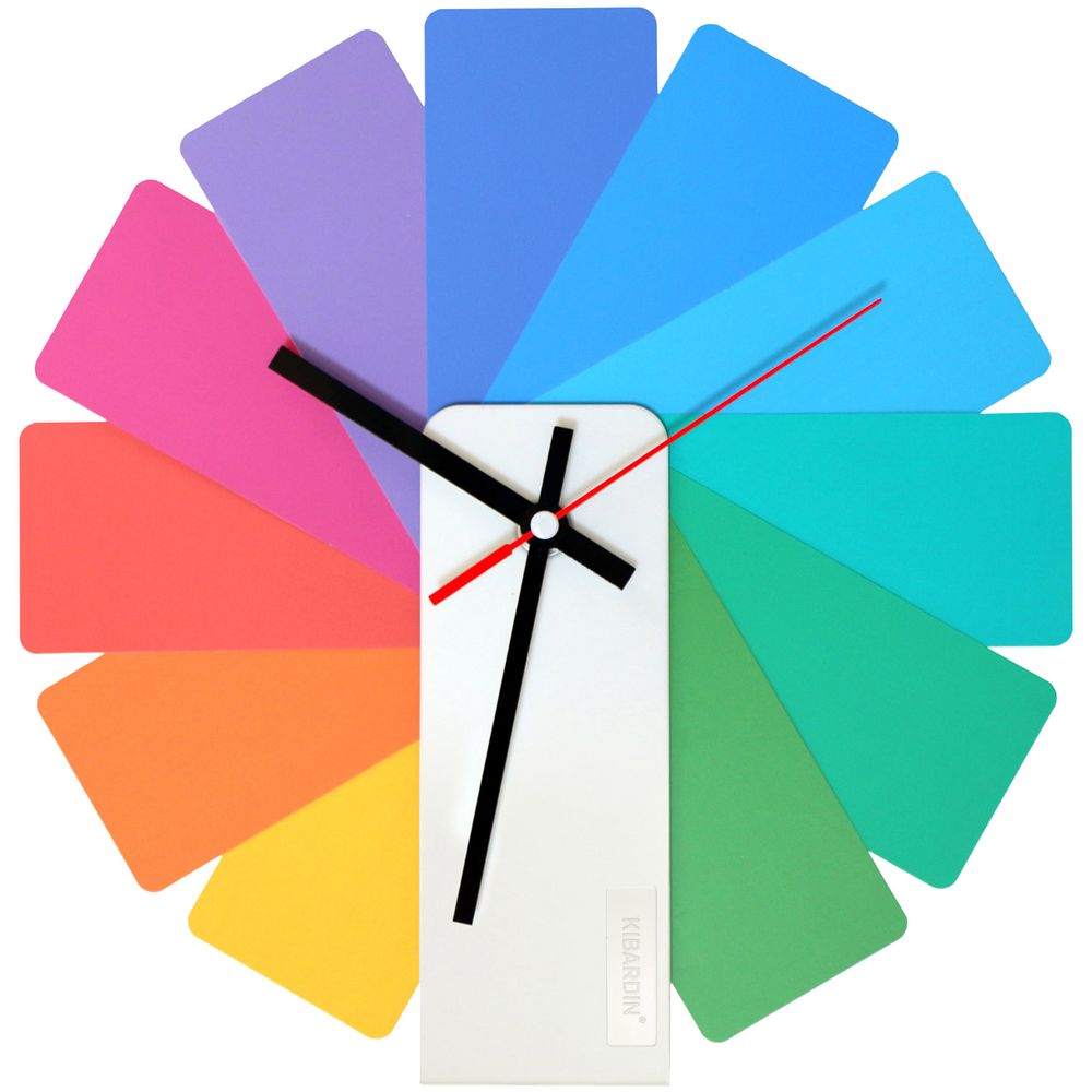 Часы настенные Transformer Clock. White & Multicolor (LikeTo 10341.00)