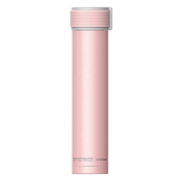 Термобутылка Skinny mini розовая, 0.23 л (Asobu SBV20 pink)